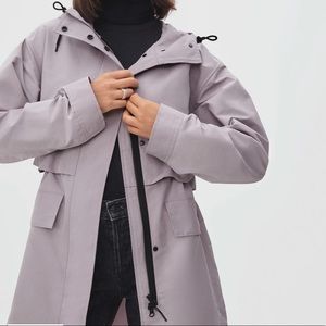 NWT Everlane Anorak in Dusty Lavender